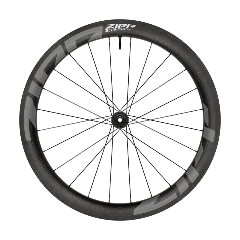 Load image into Gallery viewer, Zipp 303 XPLR SW Front Wheel - 700, 12 x 100mm, Center-Lock, Carbon, Black, 24H, A1
