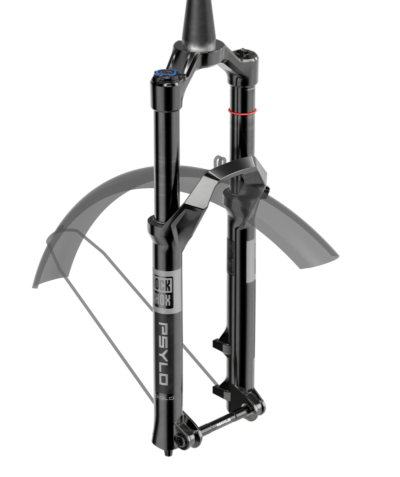 Load image into Gallery viewer, RockShox Psylo Gold Isolator RC Suspension Fork - 29&quot;, 130 mm, 15 x 110 mm, 44 mm Offset, Gloss Black, A1
