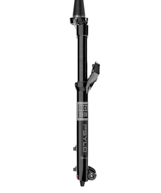 RockShox Psylo Gold Isolator RC Suspension Fork - 27.5", 130 mm, 15 x 110 mm, 44 mm Offset, Gloss Black, A1