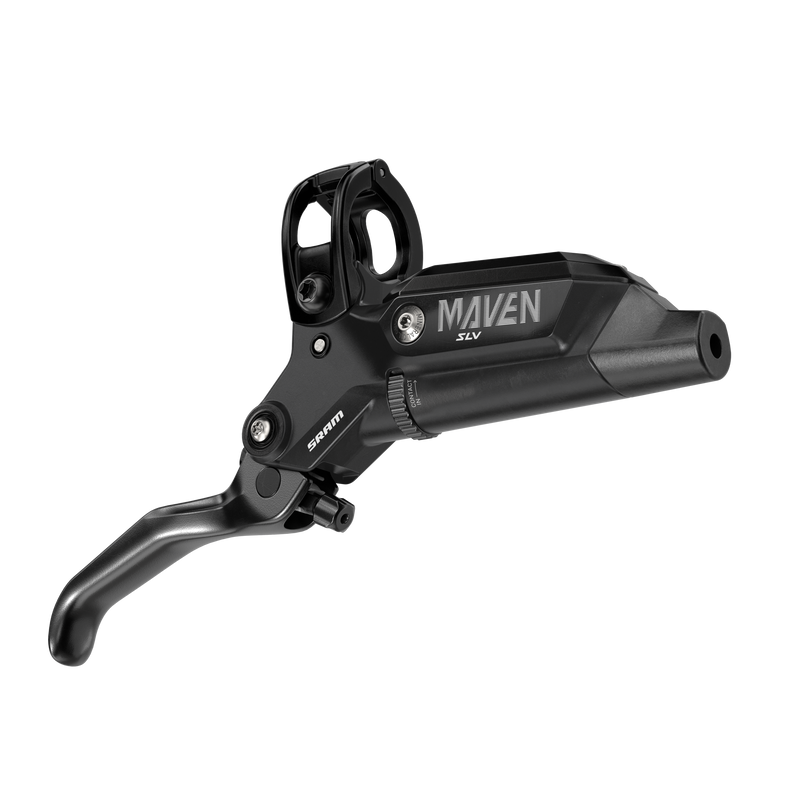 Load image into Gallery viewer, SRAM Maven Silver Disc Brake and Lever - Front, Post Mount, 4-Piston, Aluminum Lever, SS Hardware, Black, A1
