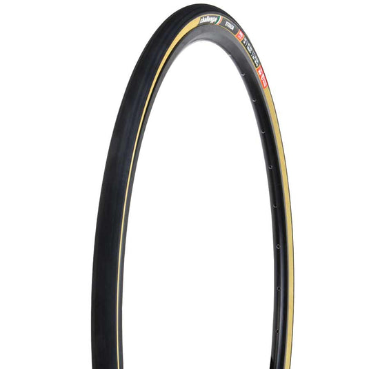 Challenge Strada Pro Tire Clincher Folding Black/Tan 300TPI Handmade 700x25