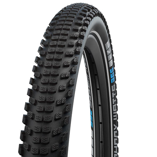 Schwalbe Johnny Watts Mountain Tire, 27.''x2.35, Wire, Clincher, Addix 4season, DD, GreenGuard, 67TPI, Black