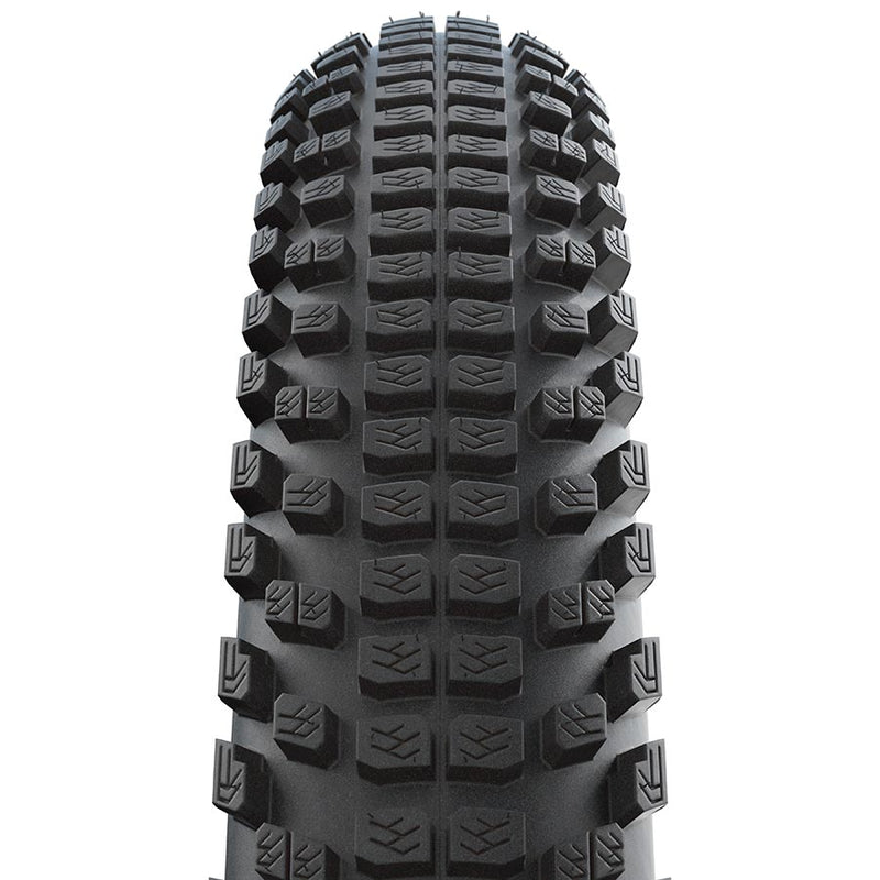 Load image into Gallery viewer, Schwalbe Johnny Watts Mountain Tire, 27.&#39;&#39;x2.35, Wire, Clincher, Addix 4season, DD, GreenGuard, 67TPI, Black
