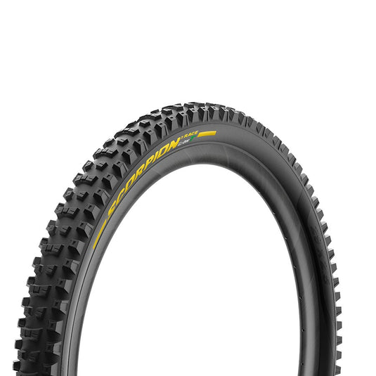 Pirelli Scorpion Race DH T Mountain Tire, 27.5x2.5, Folding, Tubeless Ready, SmartEVO DH, DualWALL, 60TPI, Black