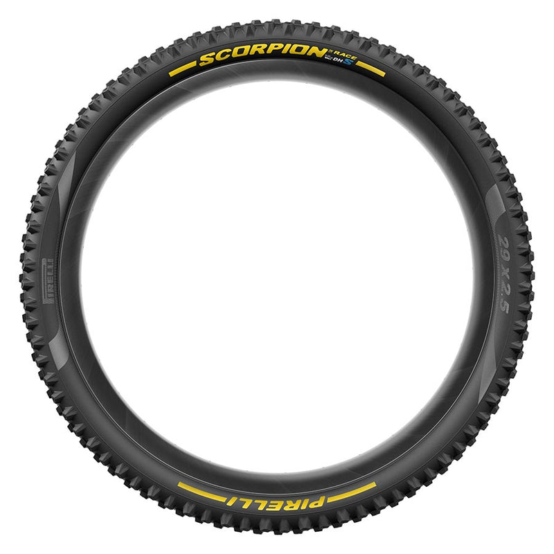 Load image into Gallery viewer, Pirelli Scorpion Race DH S Tire - 29 x 2.5, Clincher, Wire, Yellow Label Team Edition, DualWALL+, SmartEVO DH
