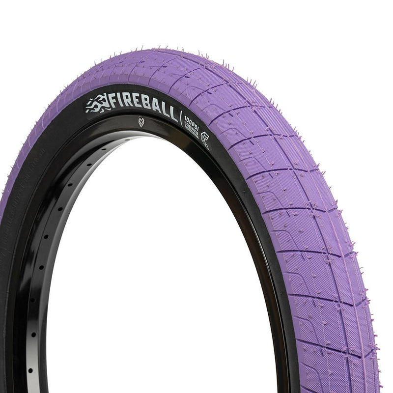 Load image into Gallery viewer, Eclat Fireball 20&#39;&#39;x2.30 Wire, Clincher, Anti-Puncture Layer, 60TPI, Purple
