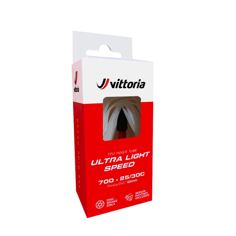 Load image into Gallery viewer, Vittoria Ultra Light Speed (TPU), Tube, Presta, Length: 60mm, 700C, 25-30c
