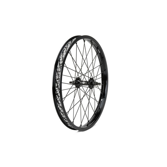 Salt Rookie Alloy Front Wheel 16in 3/8inx100mm Rim Brake Black Clincher 28H