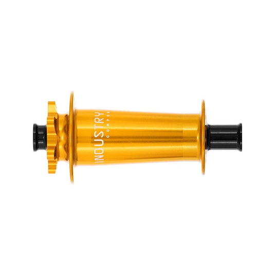 Industry Nine Hydra Classic Boost 6B, Disc Hub, Front, 28H, 15mm TA, 110mm Boost, Gold