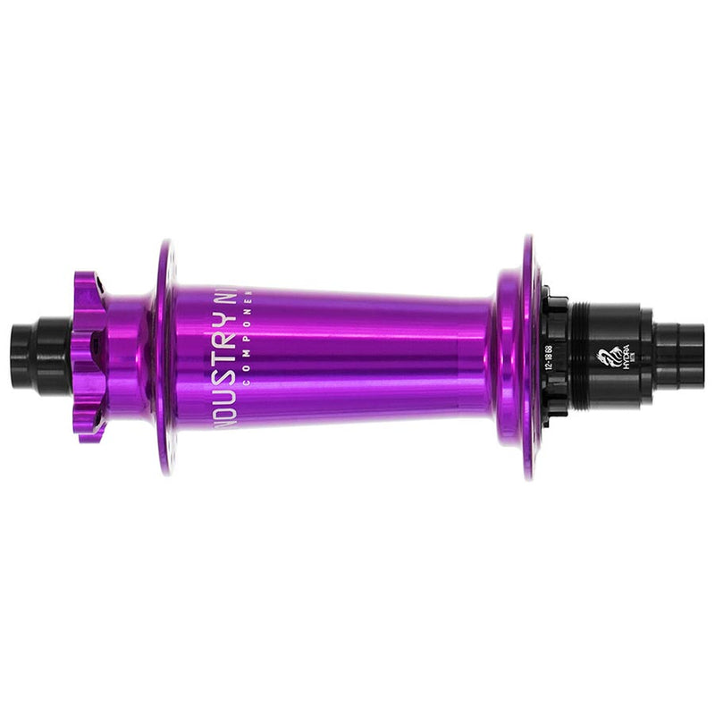 Load image into Gallery viewer, Industry Nine Hydra Classic Boost 6B, Disc Hub, Rear, 28H, 12mm TA, 148mm, SRAM XD, Purple
