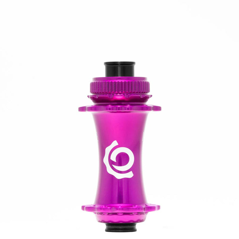 Load image into Gallery viewer, Industry Nine Solix M Classic Front, Disc Hub, Front, 28H, 15mm TA, 110mm Boost, Purple
