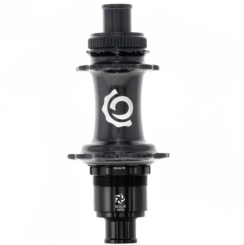 Load image into Gallery viewer, Industry Nine Solix M Classic Rear XD, Disc Hub, Rear, 24H, 12mm TA, 148mm, SRAM XD, Black
