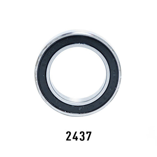 Wheels Manufacturing Angular Contact, Sealed Cartridge Bearing, MR 2437, 24x37x7mm, Steel