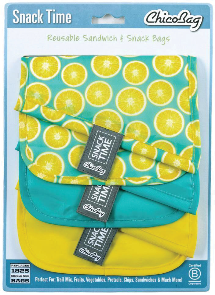 Load image into Gallery viewer, Chicobag Snack Time Poly Snack Time Poly - Lemon Sacks
