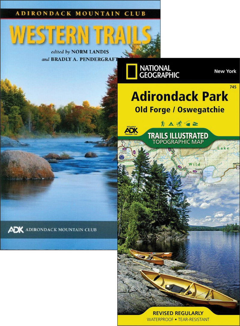 Load image into Gallery viewer, Falcon Mid-Atlantic Hiking and Backpacking Guide: Adirondacks 2nd Edition by Lisa Densmore Ballard
