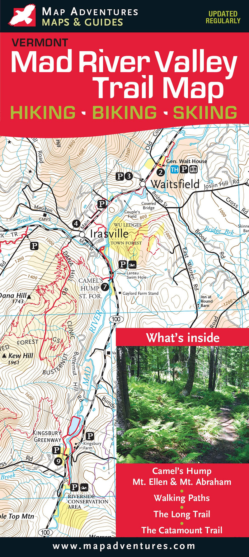 Load image into Gallery viewer, Explore New England&#39;s Scenic Beauty with Kancamagus Hwy &amp; Mt Moosilauke Map Adventures
