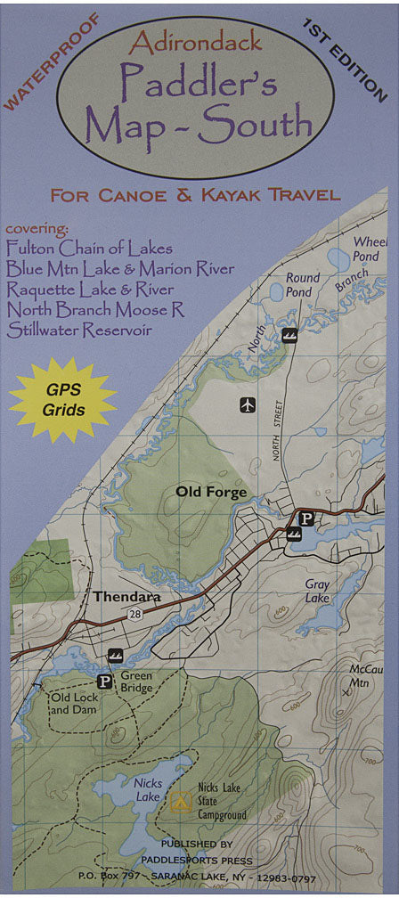 Adirondack Mountain Club Mid-Atlantic: Comprehensive Trail Maps for Adirondack High Peaks by Goodwin & Thomas-Train