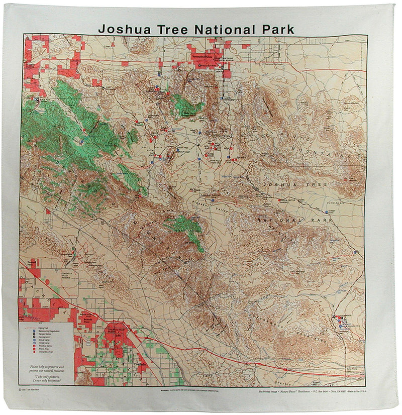 Load image into Gallery viewer, Explore in Style with The Printed Image Grand Canyon National Park Topographic Bandana
