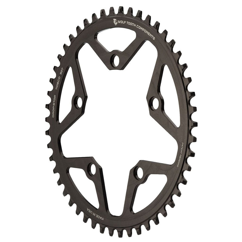 Load image into Gallery viewer, Wolf Tooth 110 BCD Gravel, CX and Road Chainring - 42t, 110 BCD, 5-Bolt, Drop-Stop ST, For Shimano HG+ and KMC 12-Speed
