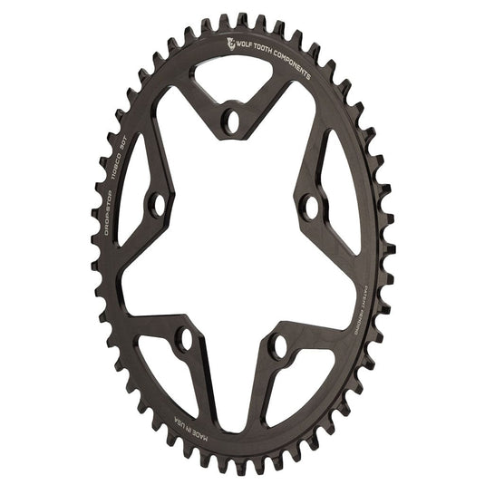 Wolf Tooth 110 BCD Gravel, CX and Road Chainring - 42t, 110 BCD, 5-Bolt, Drop-Stop ST, For Shimano HG+ and KMC 12-Speed