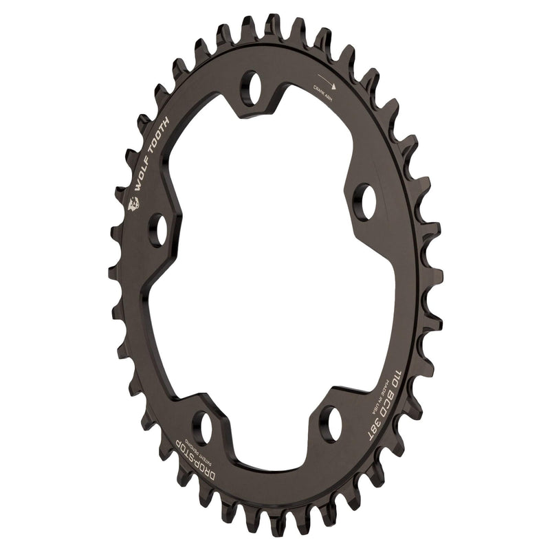 Load image into Gallery viewer, Wolf Tooth Elliptical Chainring 40t 110 BCD 5-Bolt 10/11/12-Spd Eagle Compatible
