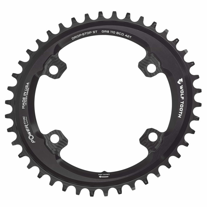 Load image into Gallery viewer, Wolf-Tooth-Elliptical-110-Asymmetrical-BCD-Aero-Chainrings-for-12-Speed-Shimano-GRX-800-Series-Chainrings-WTCCNGR0010
