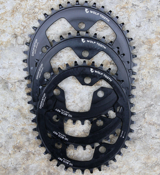 Wolf Tooth Elliptical Chainring 40t 110 BCD 5-Bolt 10/11/12-Spd Eagle Compatible