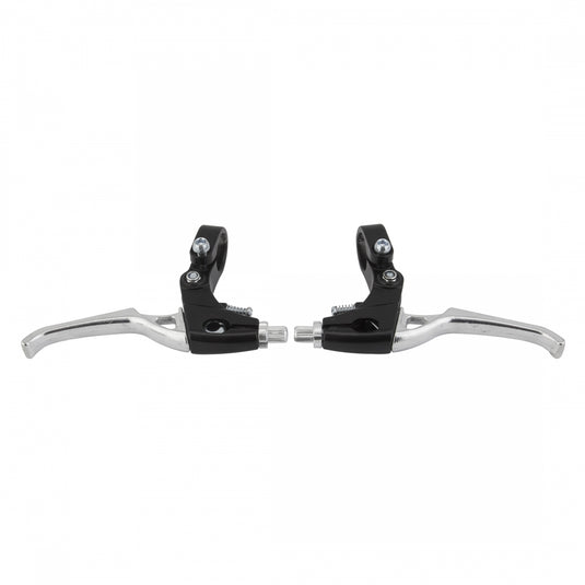 Clarks 2B V-Brake Levers Black/Silver Pair