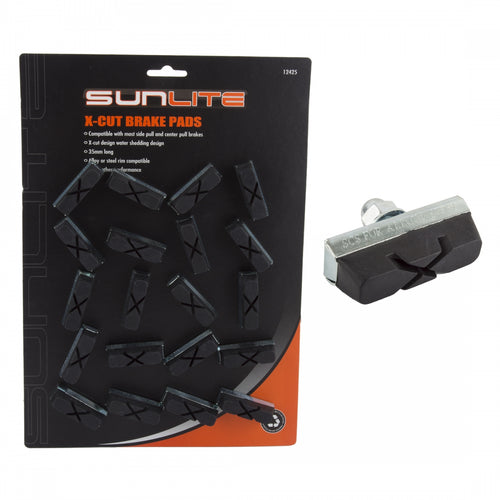 Sunlite-X-Cut-Pads-Disc-Brake-Pad-Mountain-Bike-Downhill-Bike-Fat-Bike-Hardtail-Bike-Gravel-Bike-Cyclocross-Bike-DBBP0287-Bicycle-Brake-Pads