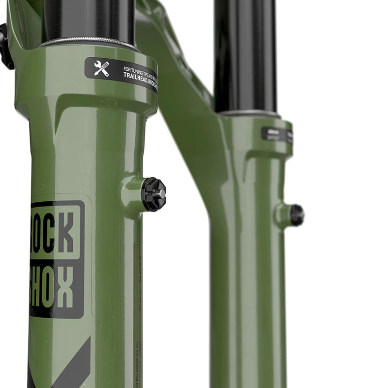 Load image into Gallery viewer, RockShox Lyrik Ultimate RC2 D1, Suspension Fork, 27.5&#39;&#39;, DebonAir+, 140mm, 1-1/8&#39;&#39;-1.5&#39;&#39;, 15x110mm TA, Rake: 37mm, Green
