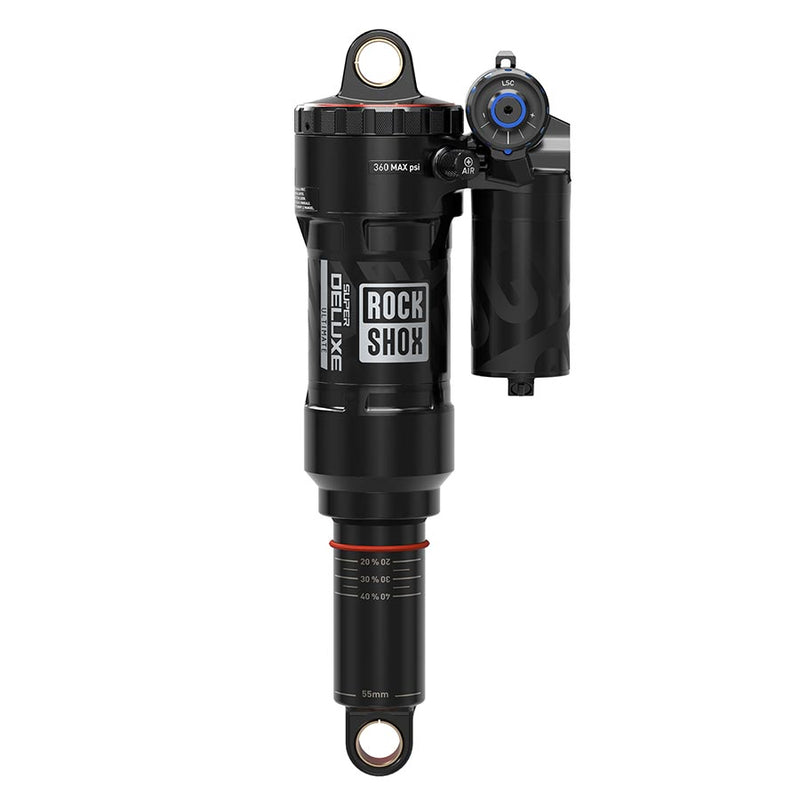 Load image into Gallery viewer, RockShox Super Deluxe Ultimate RC2T Rear Shock - 230 x 62.5mm, Progressive Reb/LComp, 320lb L/O, Std, C1, Specialized
