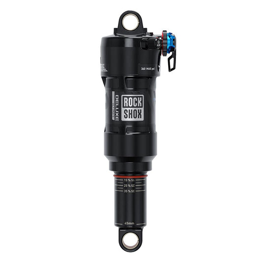 RockShox Deluxe Ultimate RCT Rear shock, 230x65, Shaft Eyelet: Standard, Body Eyelet: Standard, Linear, 0 Neg/1 Pos