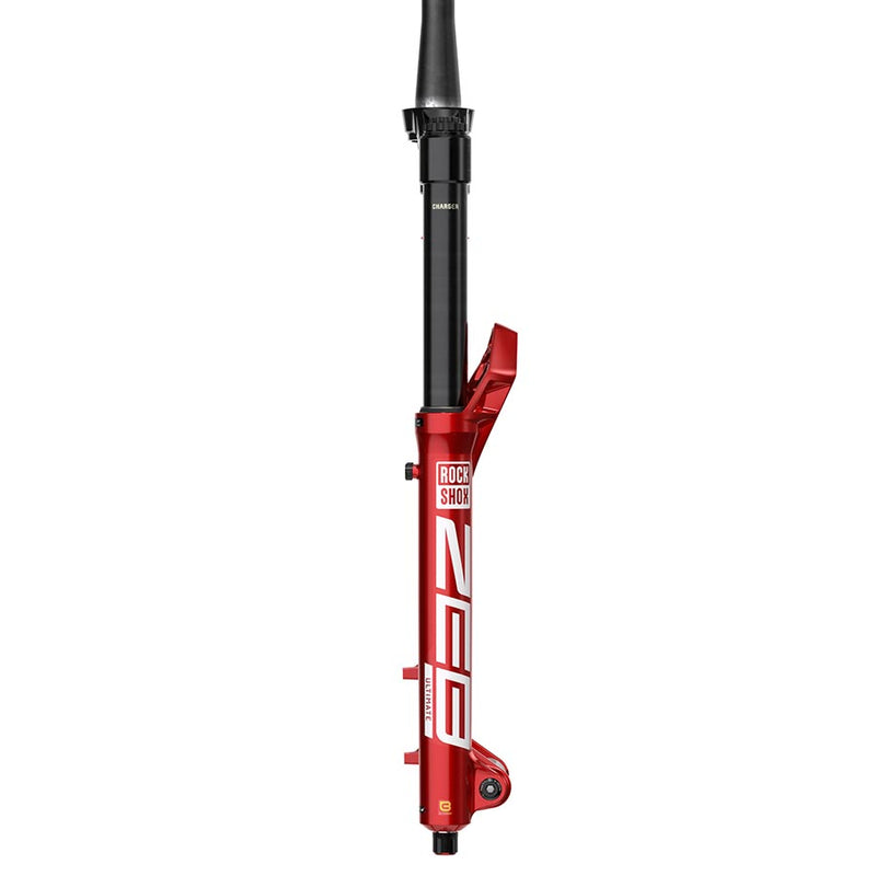 Load image into Gallery viewer, RockShox ZEB Ultimate A3 Suspension Fork, 27.5&#39;&#39;, DebonAir+ W/ButterCups, 190mm, 1-1/8&#39;&#39;-1.5&#39;&#39;, 15x110mm TA, Rake: 44mm,
