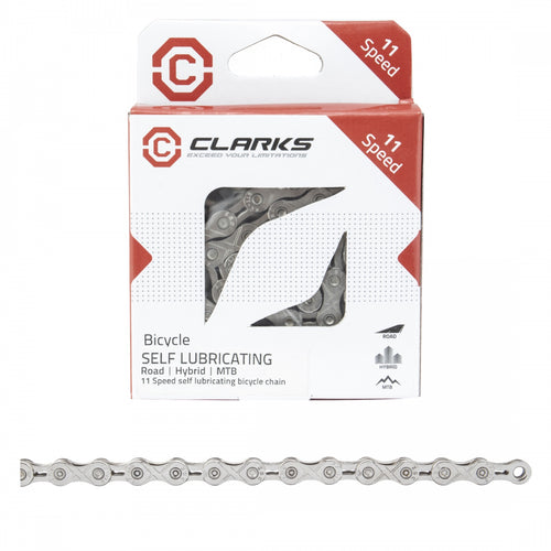 Clarks-Self-Lubricating-Chain-11-Speed-Chain-CHIN0294-Bicycle-Chain