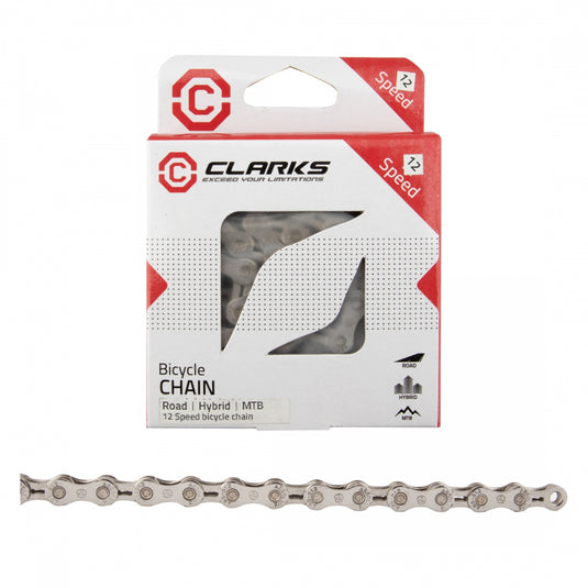 Clarks-Self-Lubricating-Chain-12-Speed-Chain-CHIN0295-Bicycle-Chain