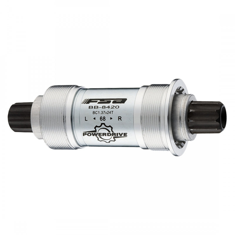 Load image into Gallery viewer, FSA 8420ST Power Drive Steel Cartridge Bearings English Bottom Bracket 68x108mm
