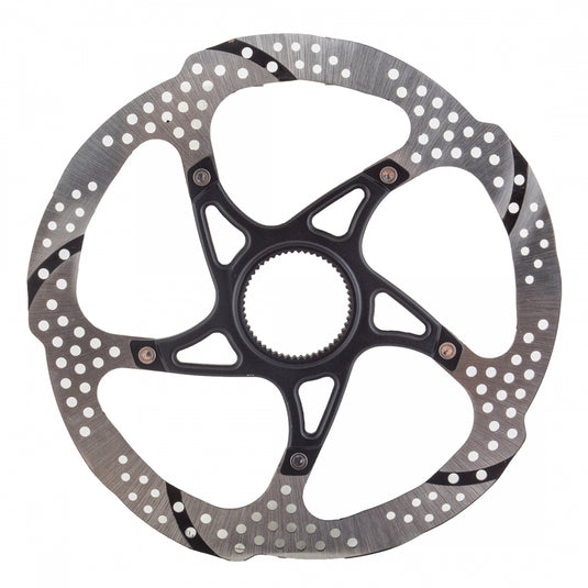 TRP-25 Disc Brake Rotor - 180mm, Center Lock, 1.8mm, Silver/Black