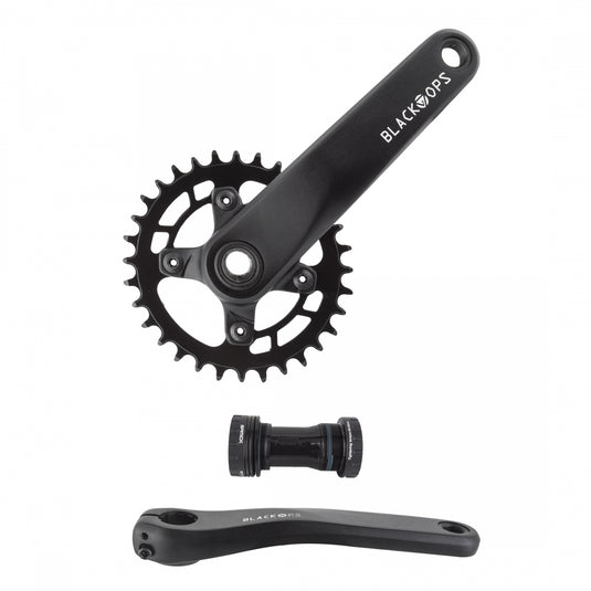 Black Ops Alloy MTB Crankset 175mm 1x10/11/12 Speed BB Included Aluminum