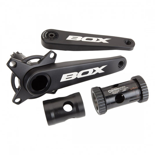 Box Components Vector M35 Crankset 180mm BB/PF30 Single Speed Black