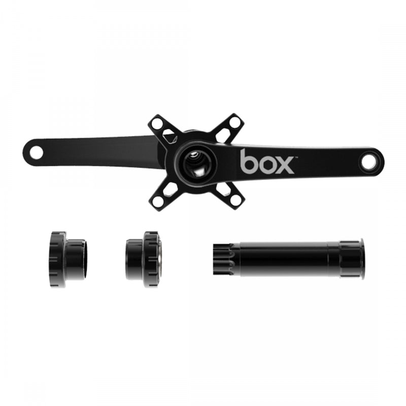 Load image into Gallery viewer, BOX One M30-M 2 Piece Cranks 155mm 104 BCD BB Included Aluminum Black
