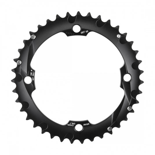 SRAM/Truvativ X0 X9 GXP Chainring 39T 120 BCD Aluminum Black Use with 26T