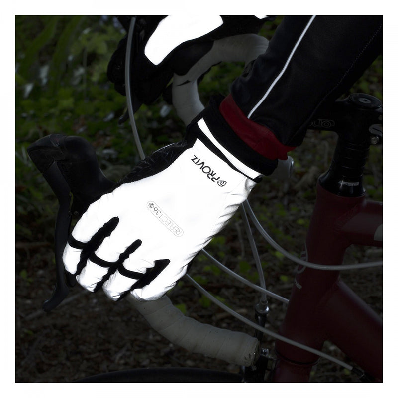 Load image into Gallery viewer, Proviz Reflect360 Waterproof Cycling Gloves Black/Grey MD Unisex Full Finger
