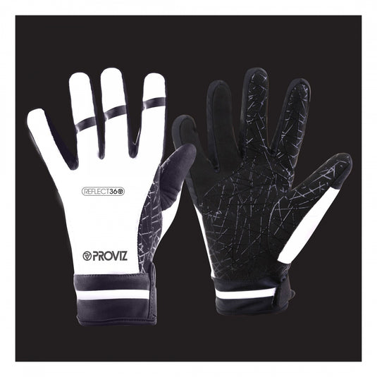 Proviz Reflect360 Waterproof Cycling Gloves Black/Grey LG Unisex Full Finger