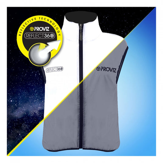 Proviz Reflect360 Cycling Gilet Vest Reflective Grey SM Women`s