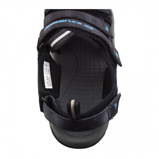 Exustar SS515 Sandal US 11-12.25 / EU 45-46 Black/Blue Clipless