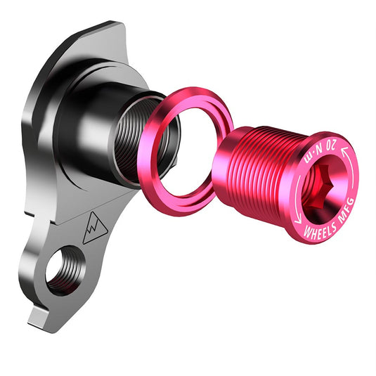 Wheels Manufacturing DROPOUT-404-02 UDH, Derailleur Hanger, Pink