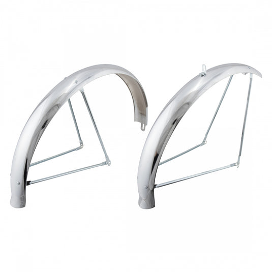 Wald-Products-Flared-Chrome-Full-Coverage-Fender-FCFN0112-Bicycle-Full-Coverage-Fenders