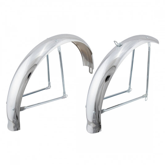 Wald-Products-Flared-Chrome-Full-Coverage-Fender-FCFN0114-Bicycle-Full-Coverage-Fenders