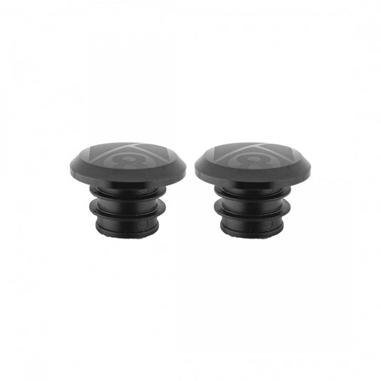 Origin8 Alloy MTB Push-In Bar End Plugs Push-In Anodized Black