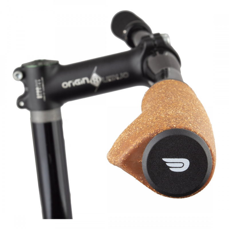 Load image into Gallery viewer, Pure Cycles Locking Cork Grip Set Single Lock On Cork 128mm
